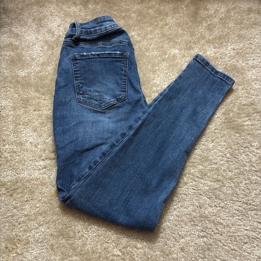 Maurices Dark Blue Skinny Jeans